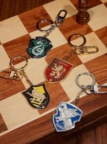 HARRY POTTER X SHEIN 4 piezas/paquete Llaveros de aleación de zinc, Accesorio para bolso, Regalo para hombres y mujeres, Vuelta al colegio - Multicolor - Ver 2