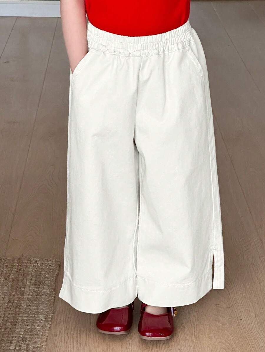 Dazy Kids Young Girls Denim Jeans - White - View 1