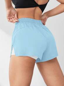 SHEIN Sport Gameset Summer Soft & Opaque 2-In-1 Running & Yoga Shorts Running Shorts Pack