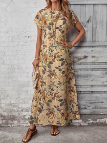 EMERY ROSE Summer Outfit Vacation Outfits Woman Women Long Dresses,Summer Dresses For Women - Multicolor - View 3