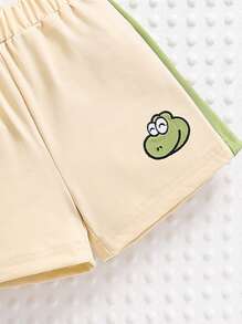 SHEIN Playful Pals Bộ trang phục 3 món áo sơ mi tay ngắn thêu hình chú gấu dễ thương cho bé trai và quần short & túi đeo chéo, Xuân/Hè, Quần áo trẻ em, Quần áo trẻ mới biết đi, Trang phục trẻ em, Trang phục trẻ sơ sinh cho bé trai, 6 tháng-3 tuổi - Nhiều màu - Xem 10