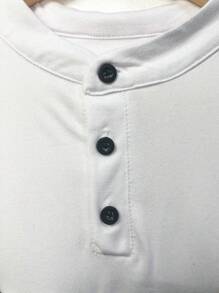 Manfinity Dauomo Men's Summer Short Sleeve Polo Shirt, Fashion Appropriate