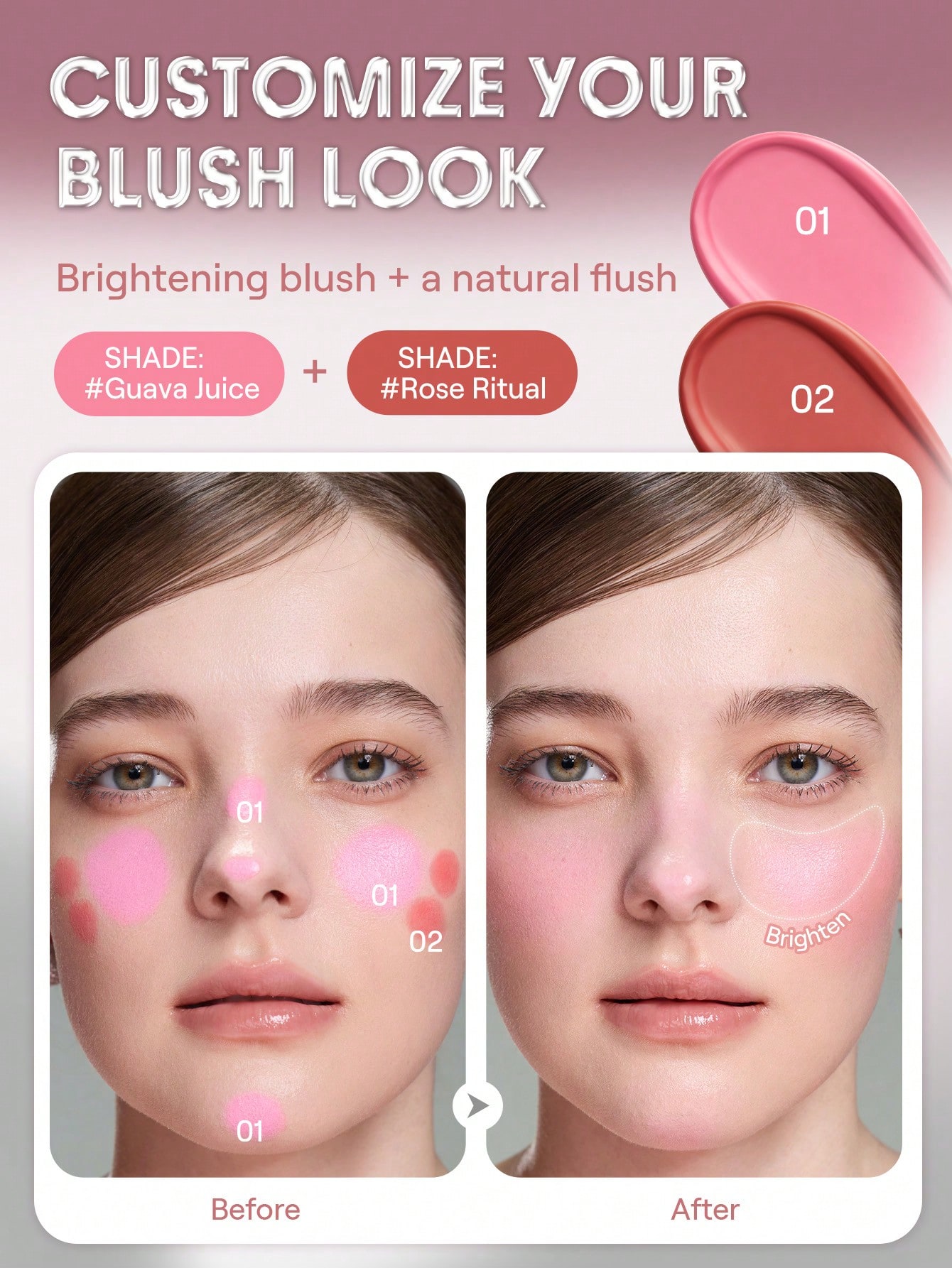 SHEGLAM Buttery Bliss أحمر خدود عصا-Guava Juice حمره بلشر علامة تجاريه
