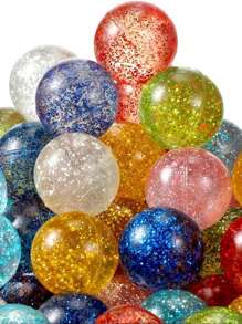 SHEIN 10 Piezas de Pelotas de Rebote Parpadeantes en Colores Vibrantes - Diversión amigable para adolescentes para fiestas, premios y bolsas de regalo, pelotas, premios, recuerdos de fiesta de coser, juguetes de Pascua a granel, recuerdos de fiesta de sirena, recuerdos de fiesta de princesa