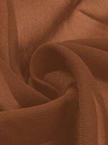 Swim Basics 2 件套女士度假纯色扭腰罩衫和迷你裙 - 彩色 - 查看 4