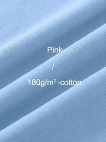 Muchica 超大休闲椰子树和波浪图案圆领短袖T恤，宽松女款，适合夏季 - 淺藍色 - 查看 6