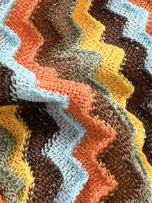 Swim Vcay Colorful Special Material Halter Strap Top, Side Tie Spaghetti Strap Bikini Bottom Women Beach Swimwear Set For Summer Beach Vacation - Multicolor - View 4