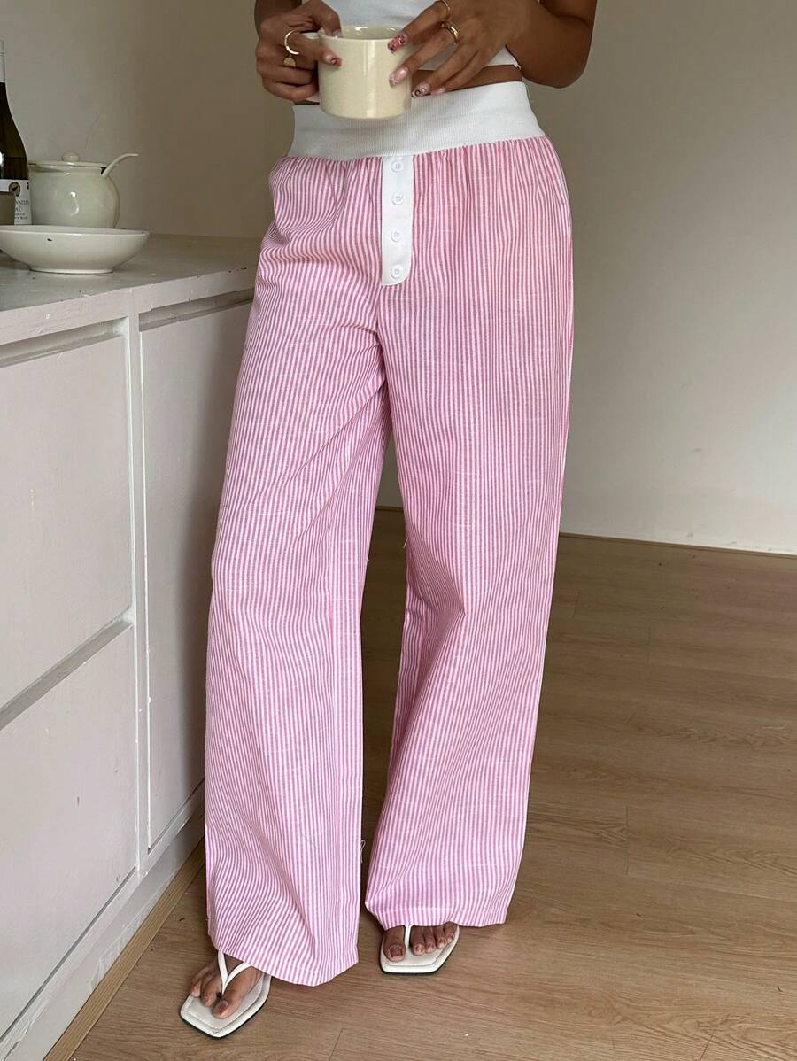 Petal Pink Sheen Pants main image 1