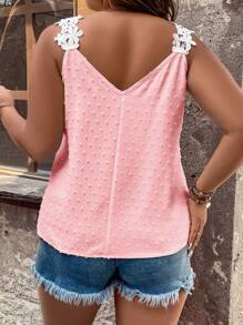 EMERY ROSE Tops de tirantes finos y de tipo tank, de moda para el verano, de tallas grandes - Rosa - Ver 2