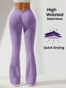 Seamluxe SHEIN Sport Women's Solid Color Slim Fit Casual Sweatpants, Daily Wear