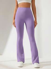 Seamluxe SHEIN Sport Women's Solid Color Slim Fit Casual Sweatpants, Daily Wear
