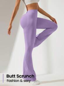 Seamluxe SHEIN Sport Women's Solid Color Slim Fit Casual Sweatpants, Daily Wear