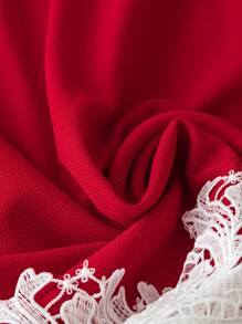 SHEIN Clasi Plus Size Women Elegant Casual Patchwork Skirt - Multicolor - View 5