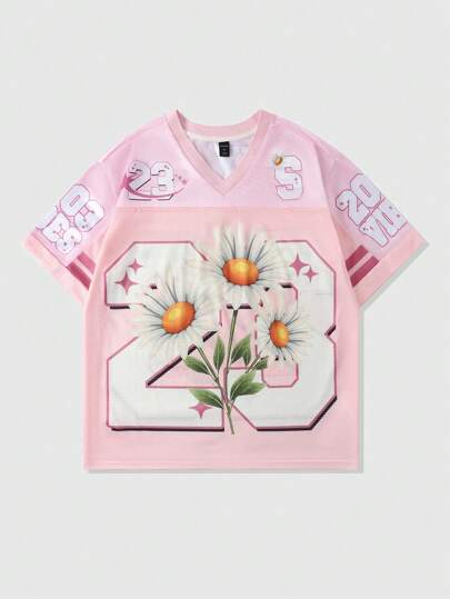 Prep T-shirt de sport à manches courtes avec insert en tissu tulle pour hommes, maillot d'athlétisme