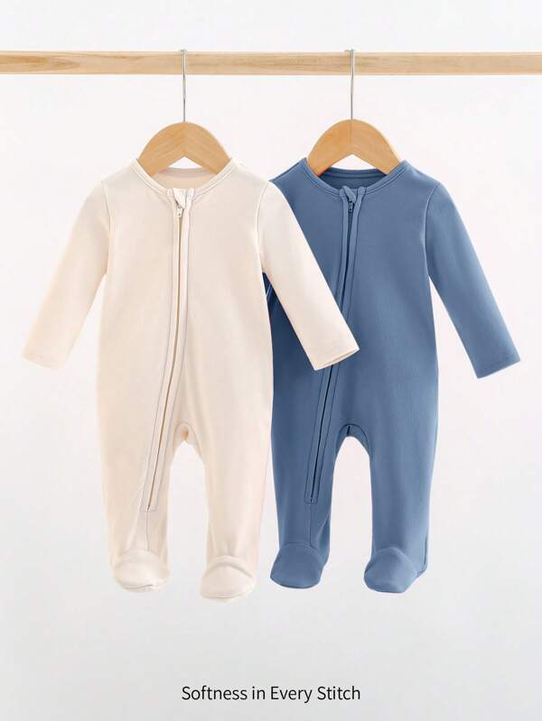 Cozy Pixies Set de 2 bucăți pentru bebeluși nou-născut, tricot moale, de culoare solidă, cu decolteu, cu mânecă lungă și pantaloni, potrivit pentru primăvară, vară, toamnă, iarnă, ocazional acasă sau îmbrăcăminte în aer liber