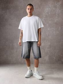 Sumwon Studios 意大利夏季度假 T 恤卡普里海滩氛围地中海印花旅行超大宽松图案短袖 T 恤假日休闲街头服饰 - 白色 - 查看 3