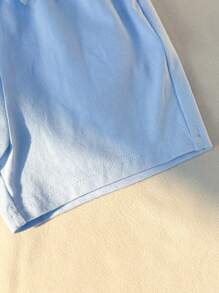 Souflis Souflis 3pcs/Set Basic Black White Gray Baby Shorts - Multicolor - View 3