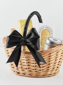 SHEIN 1 条缎带（22 米/卷），双面缎带用于 DIY 玫瑰装饰、礼品包装 - 婚礼派对蝴蝶结丝带用于桌椅装饰、花门、礼品盒、蛋糕装饰、服装配饰、编织，营造优雅的节日气氛，蝴蝶结丝带（0.6/1/1.5/2/2.5/4/5 厘米宽） - 黑色 - 查看 5