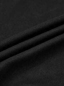 SHEIN LUNE Halloween Women Cartoon Black Cat Chest Print Casual Comfortable Versatile Long Sleeve T-Shirt Graphic Tees Women Tops For Spring Fall Cloth For Women - Black - View 5