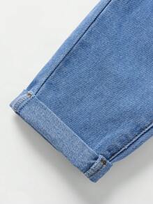 Cozy Pixies Baby Mädchen Herbstkleidung Rüsche Saum Quadratischer Ausschnitt Schleife Vorne Jeans Latzhose Jumpsuit ohne T-Shirt