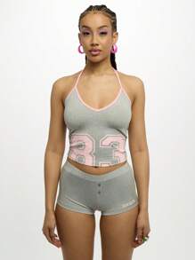 SUMWON WOMEN Mikrofaser-Retro-Boxershorts mit hoher Taille, Kompression, für Training, Laufen, Tanz, Feuchtigkeitsableitend, schnelltrocknend, Aktivbekleidung