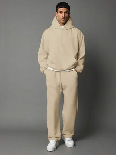 Premium Fleece Hoodie And Wide Leg Pants Co-Ord｜Sumwon