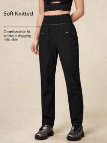 OutZeal Pantalones impermeables, resistentes a los desgarros y ligeros de nailon para mujer, ideales para senderismo en primavera y verano