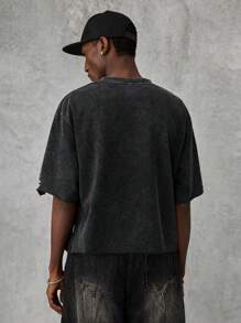 AXEPEAK 3件装纯色休闲圆领短袖T恤，夏季T恤 - 彩色 - 查看 2