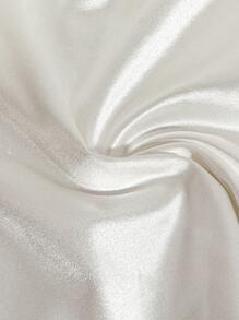 SHEIN Clasi Blusa elegante monocolore senza spalline da donna, taglia comoda, per l'estate
