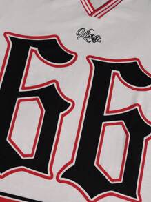 Manfinity EMRG Plus Size Men V-Neck Short Sleeve T-Shirt, Fashionable For Summer