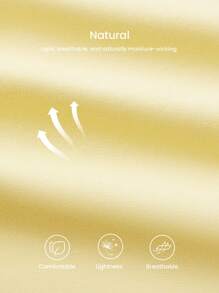 LUVLETTE Lsland Style黄色婚礼必备刺绣长款睡衣套装，纯棉伴娘透气女士睡裤，带口袋，可作内衣外穿，春夏款 - 黃色 - 查看 10