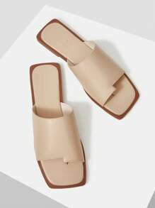 MOTF PREMIUM SANDALIAS PLANAS DE PUNTA CUADRADA