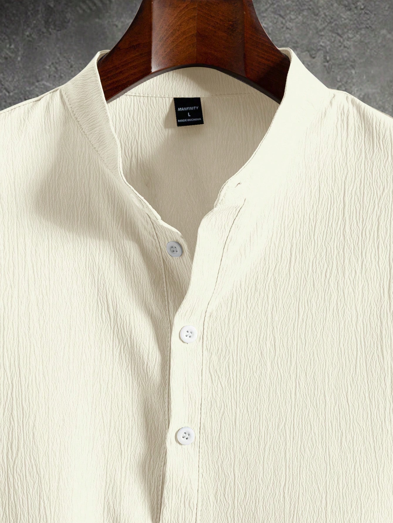 Manfinity Homme بدلة رجالية مكونة من قميص بأزرار ن...