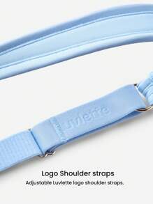 LUVLETTE Sujetador básico azul con soporte de curva de ensueño, cobertura total suave y correas anchas que dan efecto push-up - Celeste - Ver 9