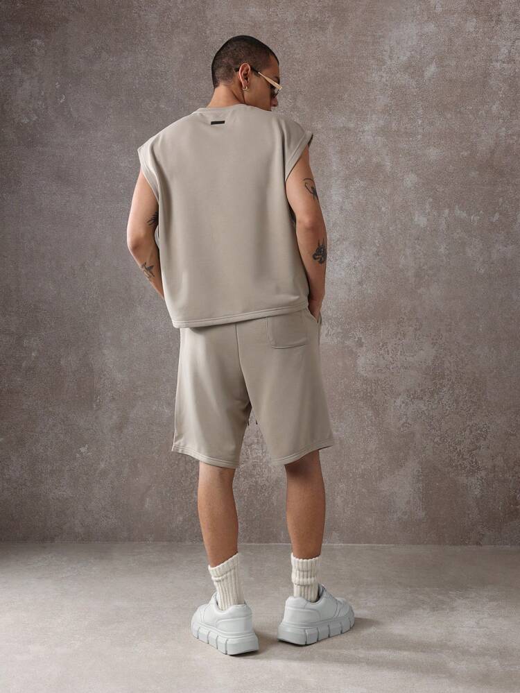 Set coordinato canotta e pantaloncini boxy essenziali