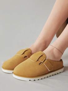 Solecia Zapatos planos casuales, versátiles, sencillos y cómodos - Marrón - Ver 2