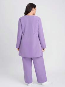 Scrubzie Set uniforme da lavoro antipiega con pantaloni lunghi e maniche lunghe, taglia comoda