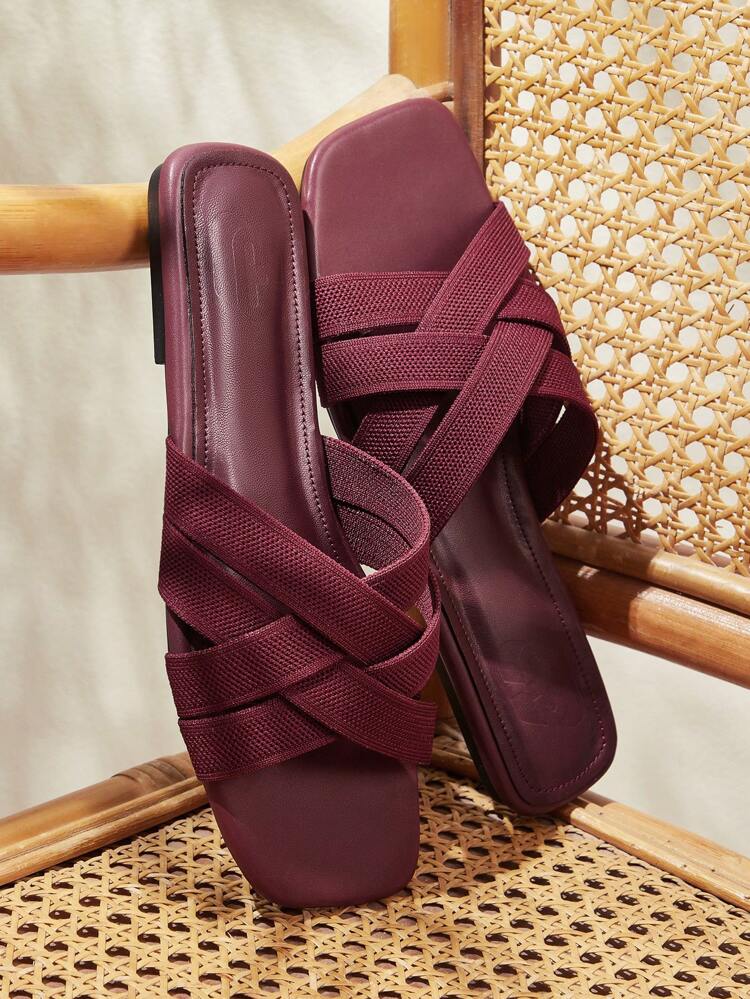 CUCCOO BASICS Summer Casual Versatile Simple Flat Sandals For Christmas Spring Shoes