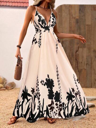 Breezaya 裹背露背度假休闲装 - 现代休闲连衣裙