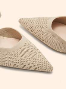 CUCCOO BASICS Women's Pointed Toe Adjustable Buckle Design Fashion High Heel Slides - Khaki - View 5