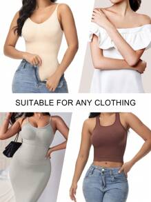 SHEIN 1 par de copas reutilizables de silicona para senos, adecuado para usar en verano