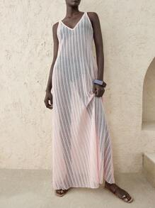 Ontre 2025 Women's Solid Color Minimalist Tank Top Shirt, Suitable For Summer - Baby Pink - View 4