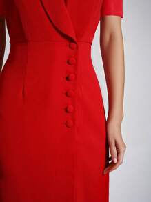 Vestido corto elegante para mujer, primavera/verano