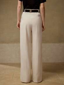 MOTF PREMIUM Pantaloni con pince e cintura