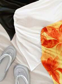 Soleia 3 Set Multicolor Vintage, Casual, Sexy, Cute, Y2K, Coconutgirl, Boho, Vacation, Bohemian, Music Festival Style Tops For Women, Suitable For Summer