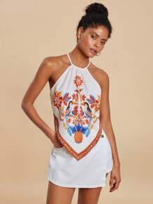 Travachic Top da donna senza maniche alla moda per l'estate