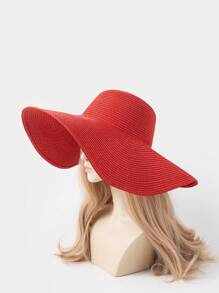 时尚大檐沙滩草帽，度假的理想之选