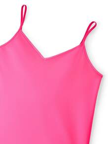 LUVLETTE Camisón de satén rosa sexy con tirantes, pijama ligero para mujeres, vestido de satén tipo camisón, lencería tipo babydoll que puede usarse como prenda exterior