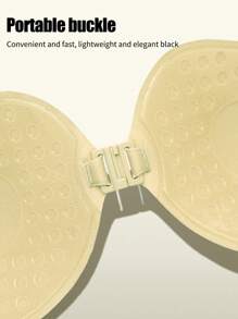 SHEIN 6件装芒果蜂窝薄隐形无缝硅胶乳贴乳房花瓣