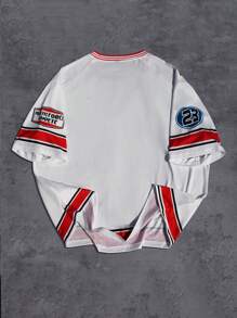 Manfinity EMRG Plus Size Men V-Neck Short Sleeve T-Shirt, Fashionable For Summer